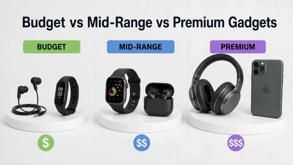 Budget vs Mid-Range vs Premium Gadgets