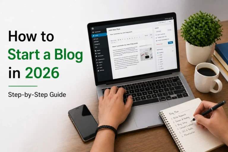 How to Start a Blog in 2026 | Step-by-Step Guide