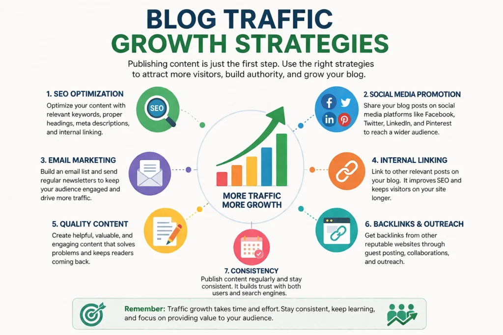 Blog Traffic Growth Strategies