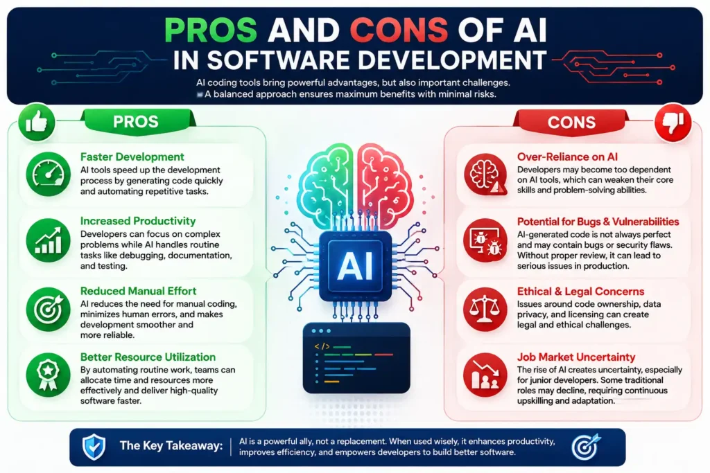 Pros and Cons of AI in Software Development