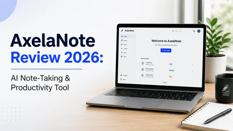 AxelaNote Review 2026: AI Note-Taking & Productivity Tool