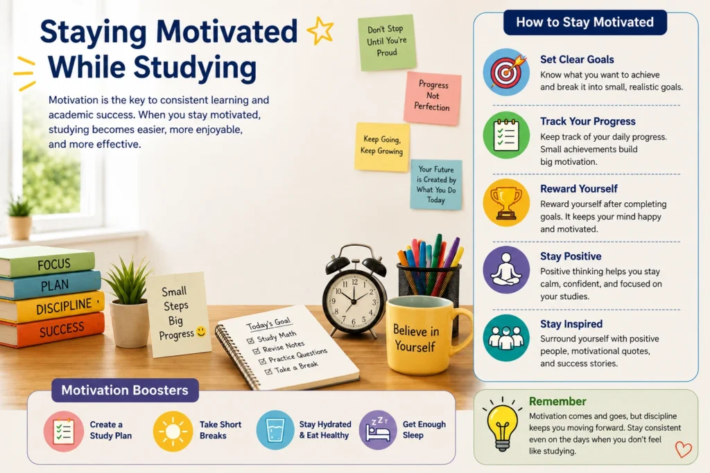 Staying Motivated While Studying