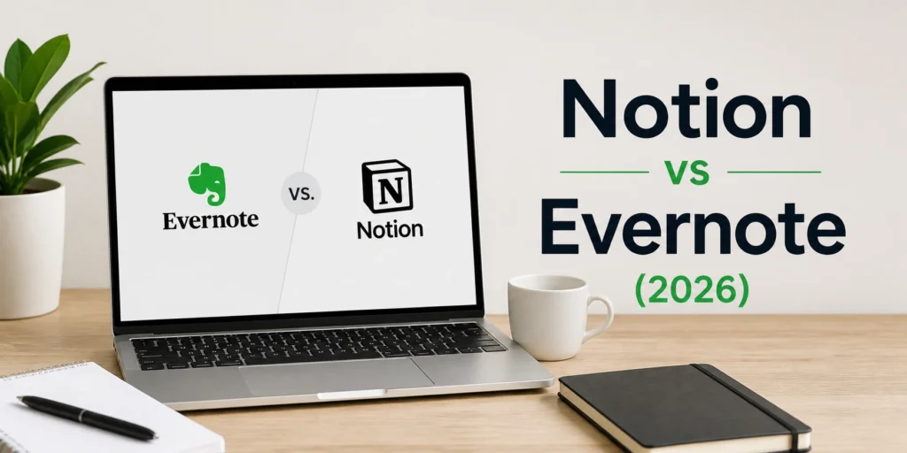 Notion vs Evernote (2026): Ultimate Productivity Comparison Guide