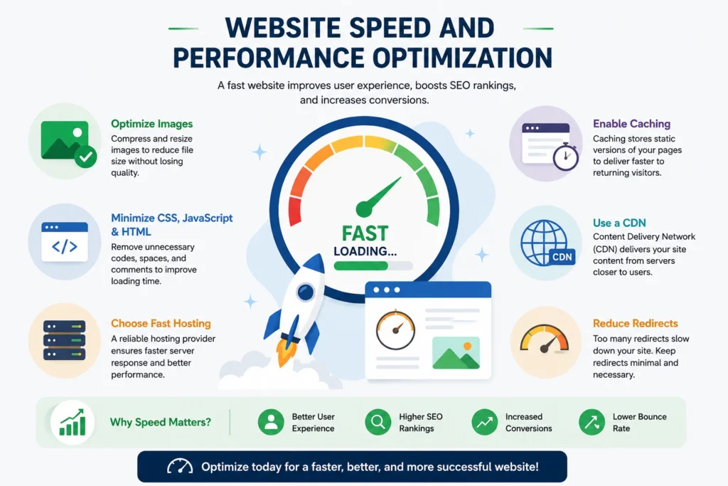 Website Speed and Performance OptimizationÂ