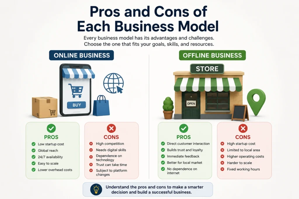 Pros and Cons of Each Business Model