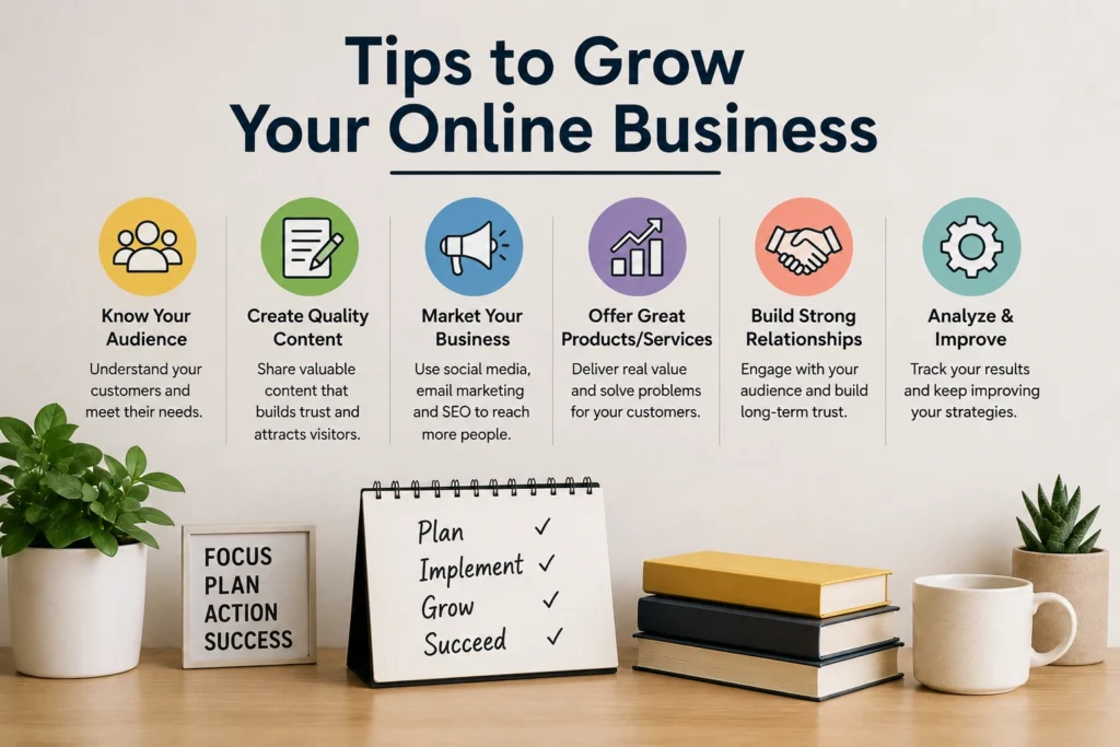 Tips to Grow Your Online Business