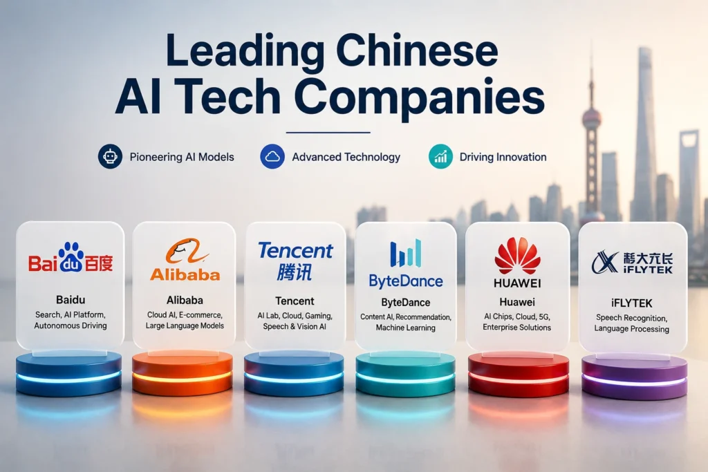 Leading Chinese AI Tech Companies