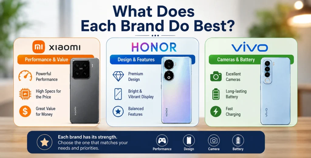 What Does Each Brand Do Best?